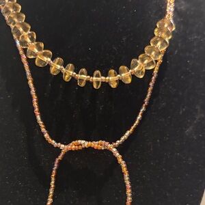Elegant Gold Beaded Necklace